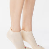 Cherry Full Foot Grip Sock
