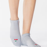 Cherry Full Foot Grip Sock