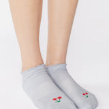 Cherry Full Foot Grip Sock