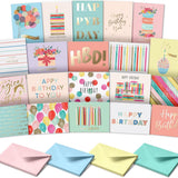 Pack of 20 Assorted Happy Birthday Cards with Envelopes