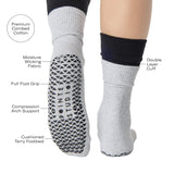 Double Cuff Crew Grip Sock