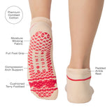 Heartstrings Full Foot Grip Sock